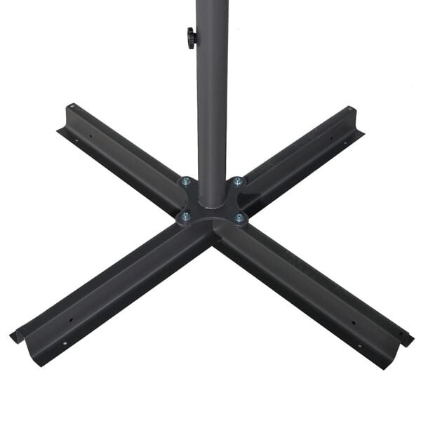vidaXL Parasol 500cm Zwart - 40% Korting! (Open Verpakking)