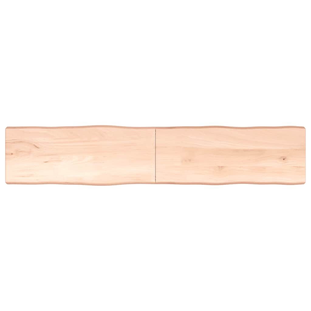 Massief Eiken Tafelblad 200cm - Natuurlijke Rand - 35% Korting!