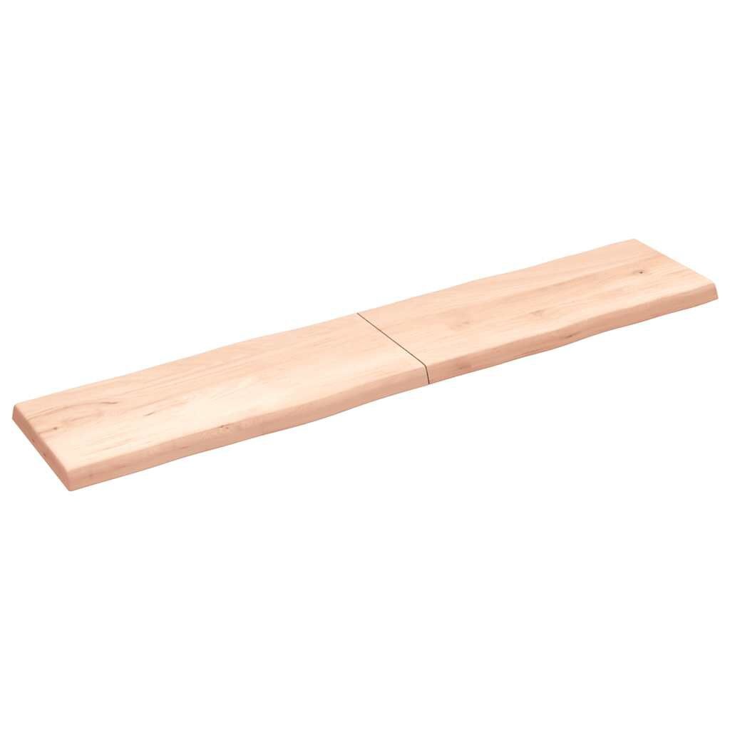 Massief Eiken Tafelblad 200cm - Natuurlijke Rand - 35% Korting!
