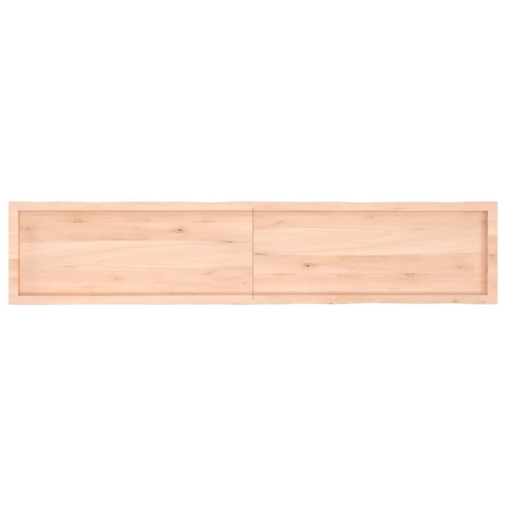 Massief Eiken Tafelblad 200cm - Natuurlijke Rand - 35% Korting!