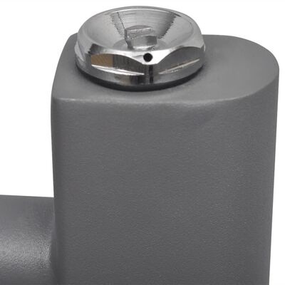 vidaXL Radiator/Handdoekrek Grijs 50x76.4cm - 40% Korting!