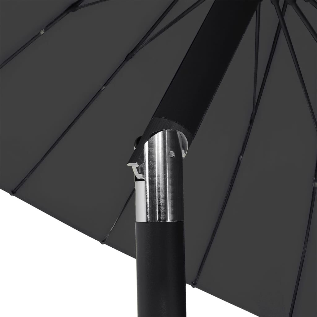 Parasol 270cm Zwart - 40% Korting! (Zo Goed Als Nieuw)