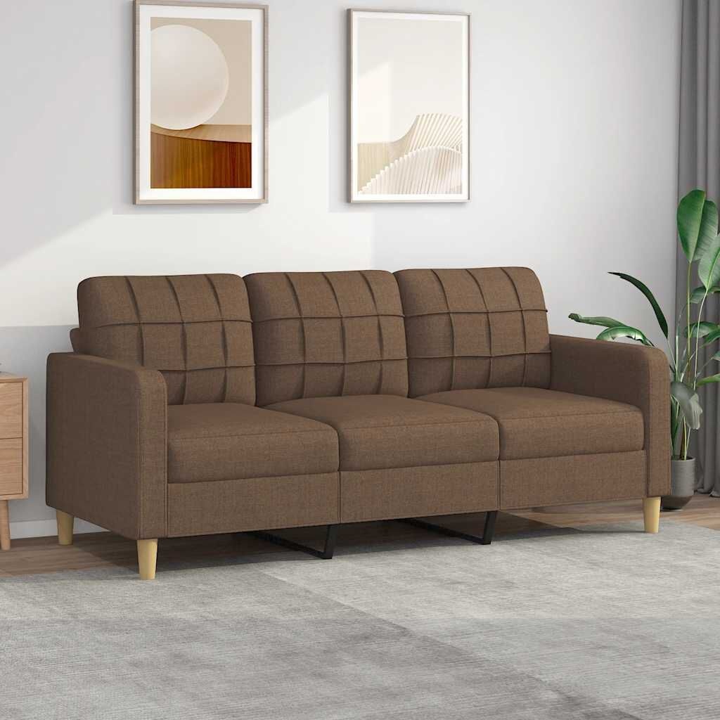 vidaXL Driezitsbank Bruin 180cm - 40% Korting!