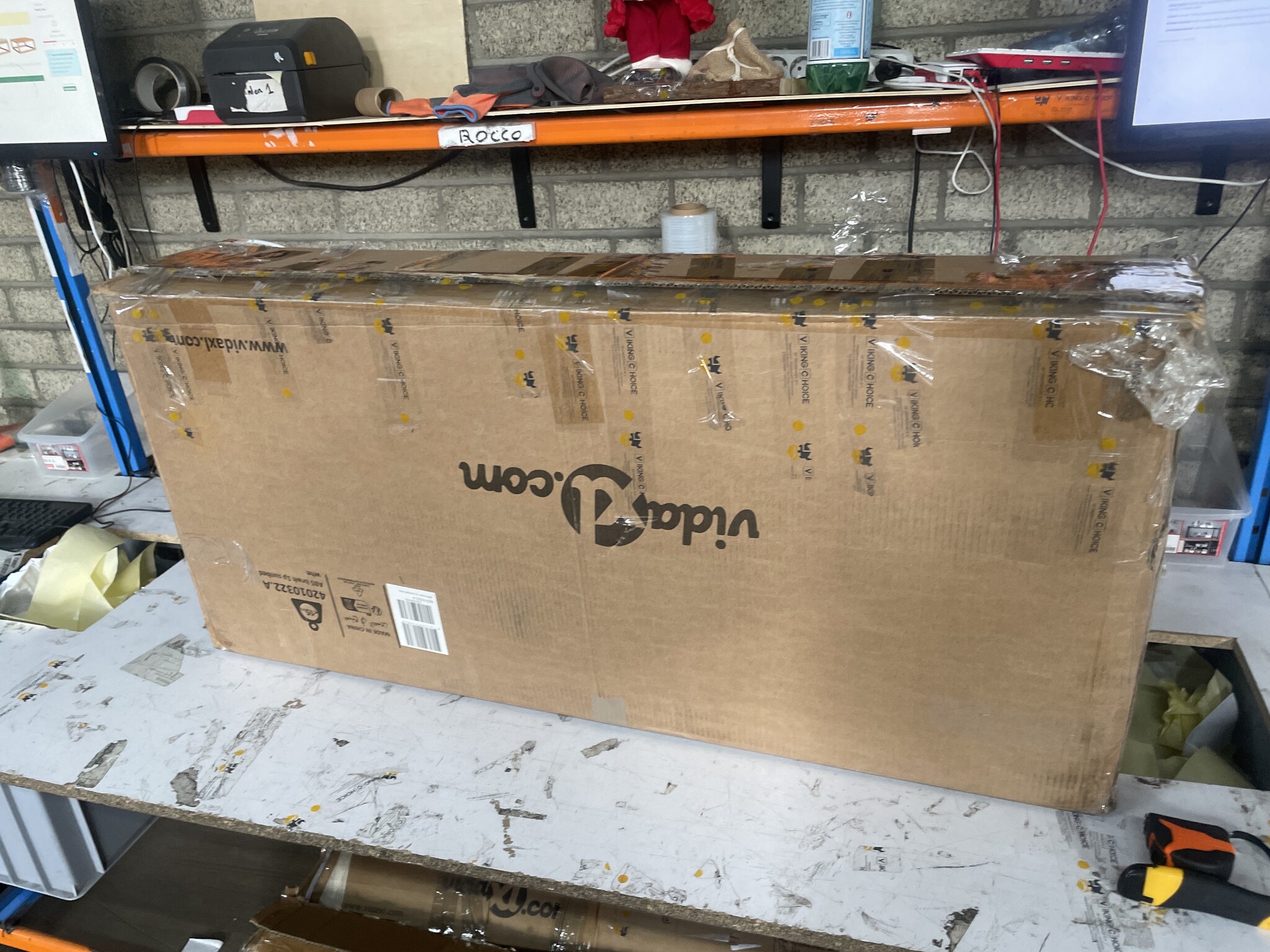 VidaXL Ligbed Bruin Rattan met Kussen & Wielen - 40% Korting!