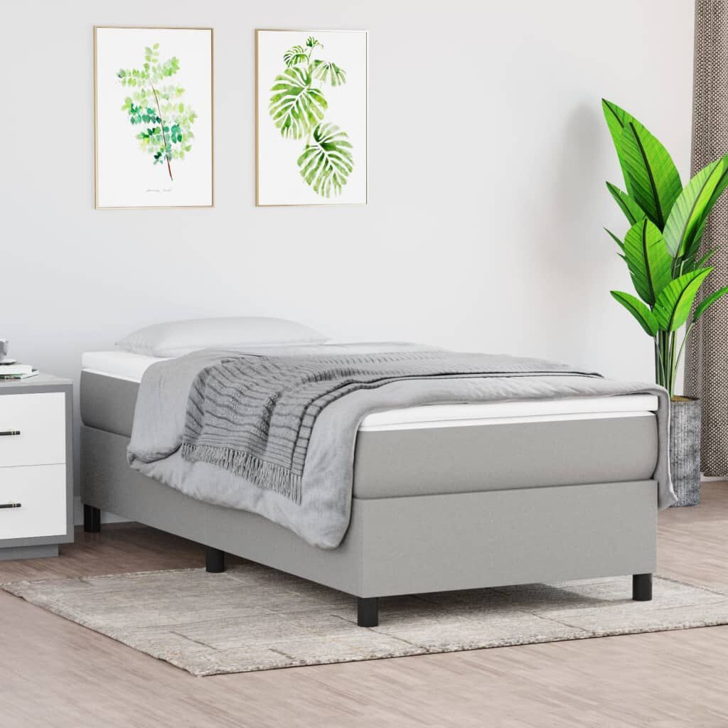 vidaXL Bedframe 80x200 cm Lichtgrijs - 40% Korting!