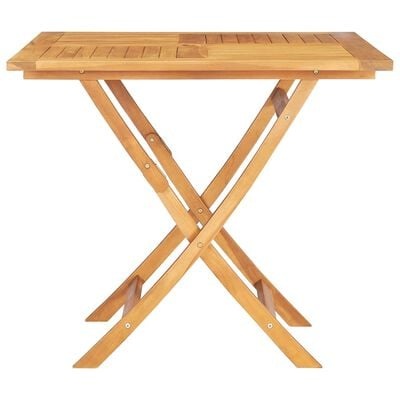 vidaXL Teakhouten Tuintafel Inklapbaar - 40% Korting!