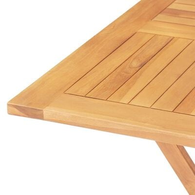 vidaXL Teakhouten Tuintafel Inklapbaar - 40% Korting!