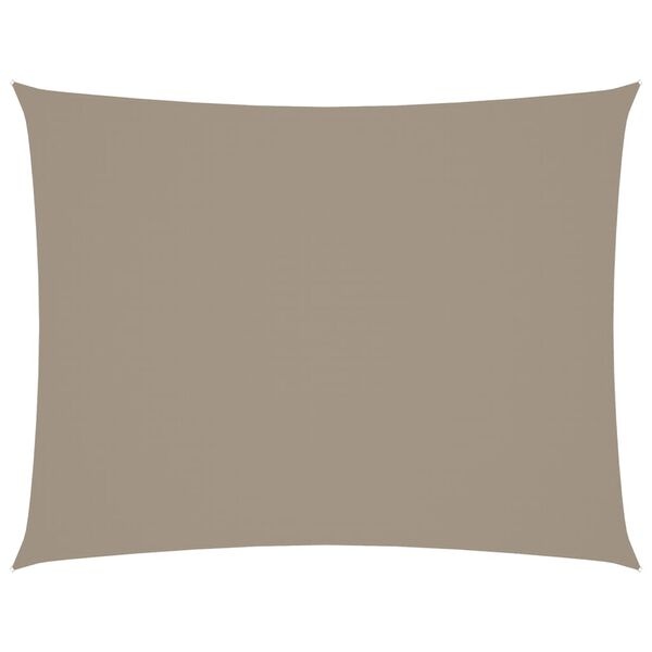 Zonnescherm Rechthoek 5x6m Taupe -35%! Topdeal