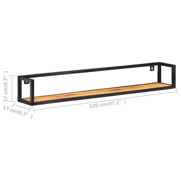 VidaXL Wandschappen Acaciahout 120cm - 55% Korting!