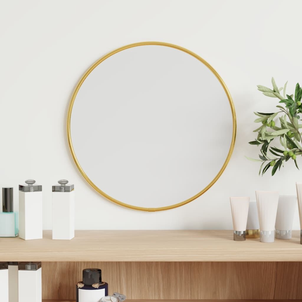 Ronde Gouden Wandspiegel Ø30cm - 35% Korting!