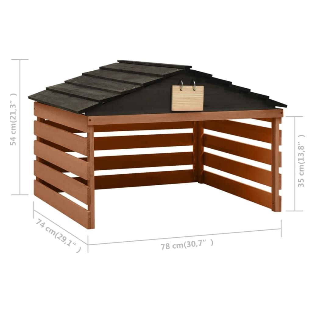 Grasmaaier Overkapping Vurenhout - 40% Korting!