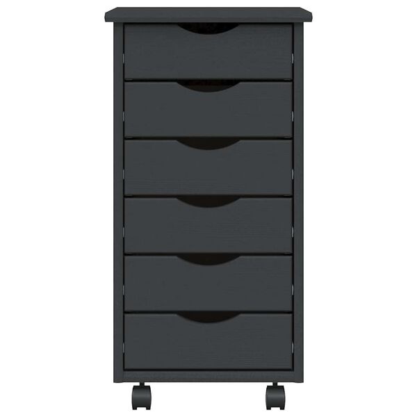 vidaXL Ladekast MOSS Grijs Grenenhout -40%