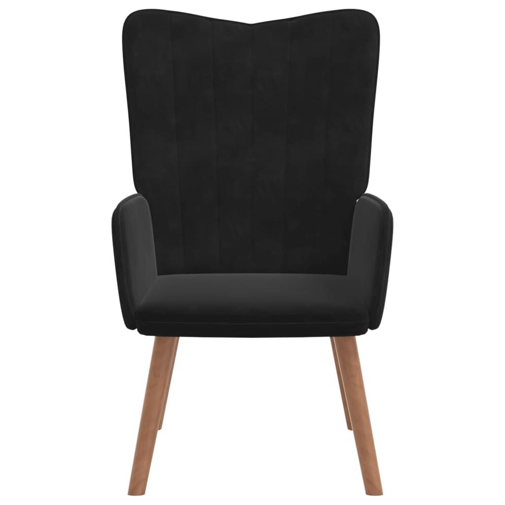 Relaxstoel met Voetenbank Zwart - 40% Korting!