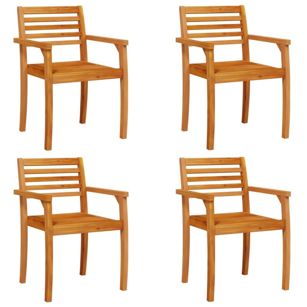 VidaXL Tuinstoelen Acaciahout (2 stuks) - Zo Goed Als Nieuw!