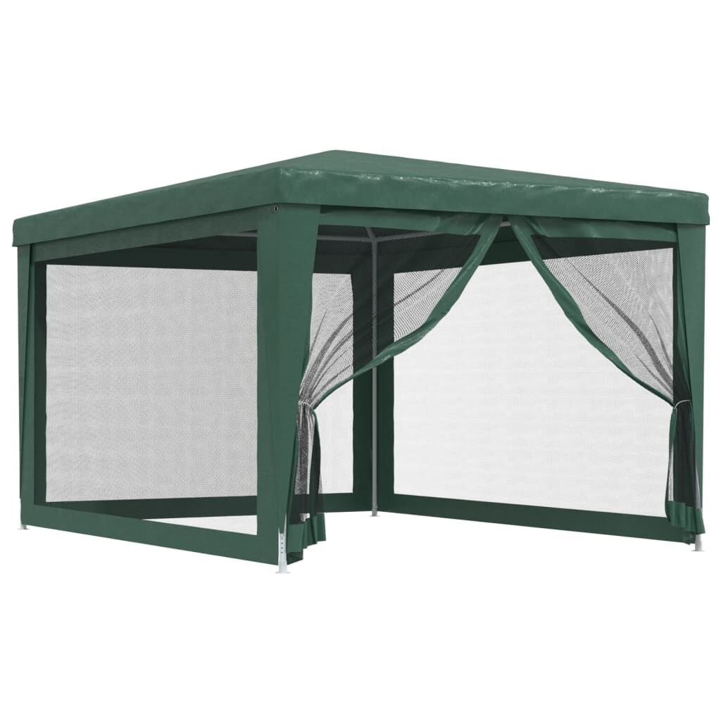 Partytent 3x4m Groen met Mesh Zijwanden - 40% Korting!