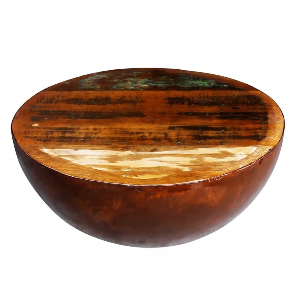 VidaXL Salontafel Gerecycled Hout - Komvorm - 40% Korting!