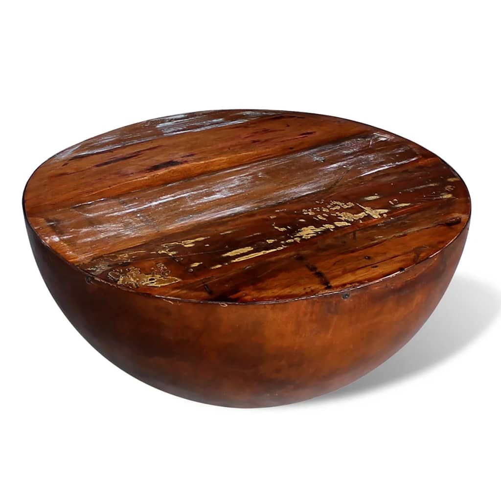VidaXL Salontafel Gerecycled Hout - Komvorm - 40% Korting!