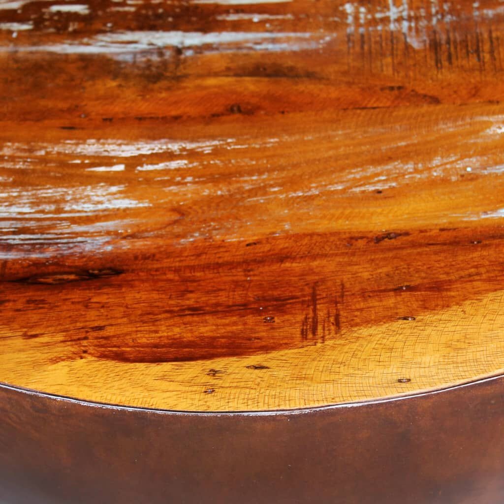 VidaXL Salontafel Gerecycled Hout - Komvorm - 40% Korting!