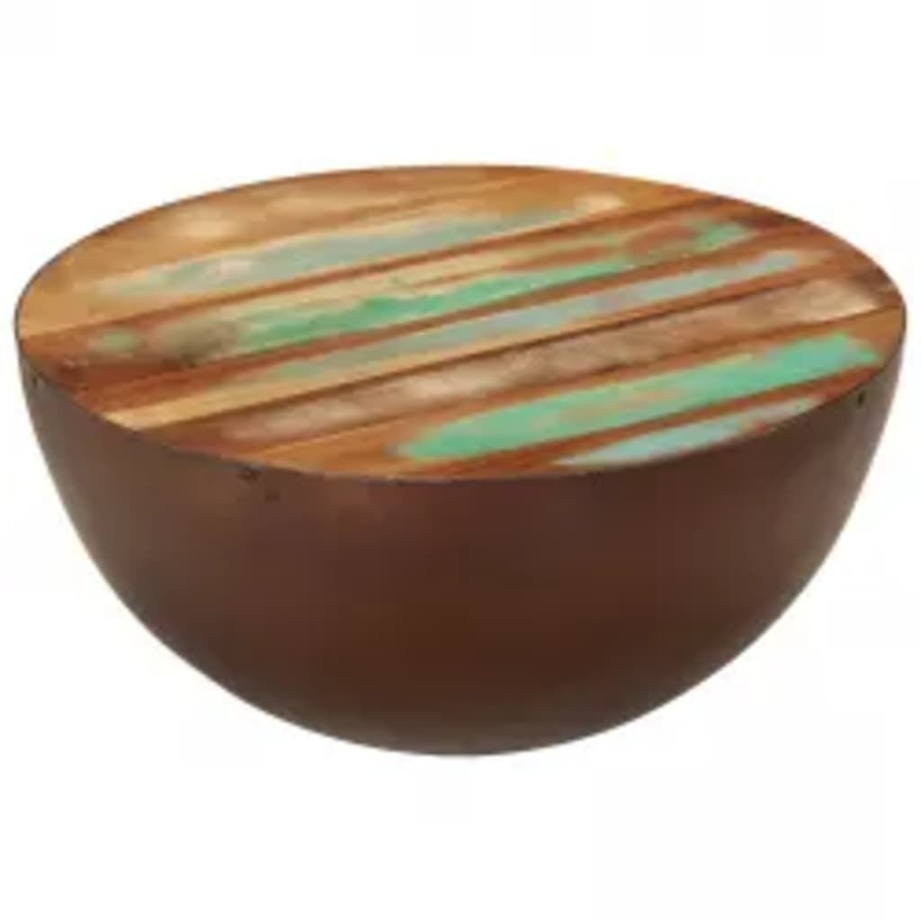 VidaXL Salontafel Gerecycled Hout - Komvorm - 40% Korting!