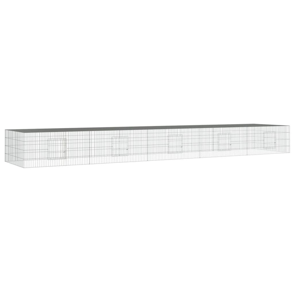 Konijnenkooi 541cm gegalvaniseerd - 55% Korting!