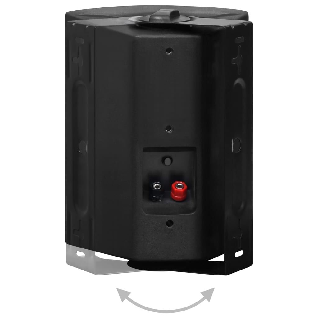 vidaXL Wandluidsprekers (2 st) - Zwart - 40% Korting!