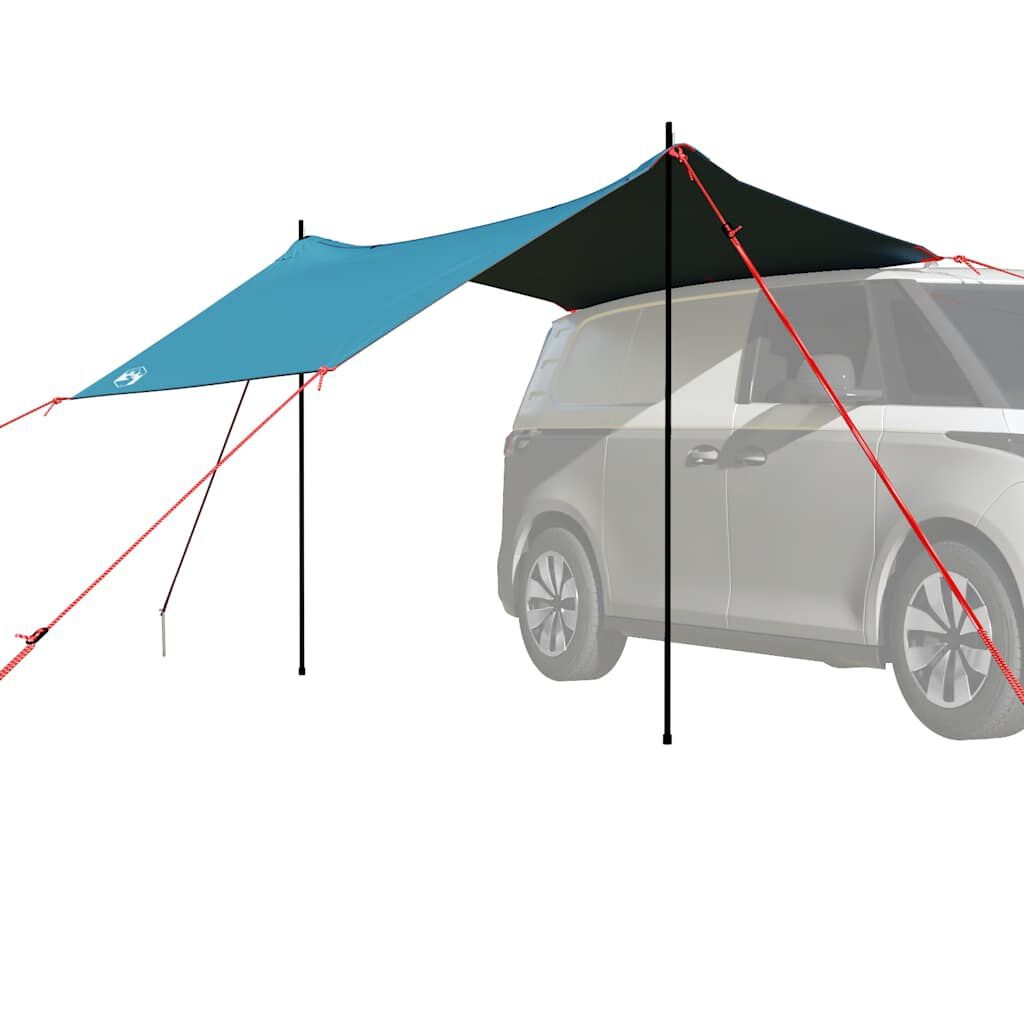 Autotent Waterdicht Blauw - Ideaal voor Kamperen! 35% Korting