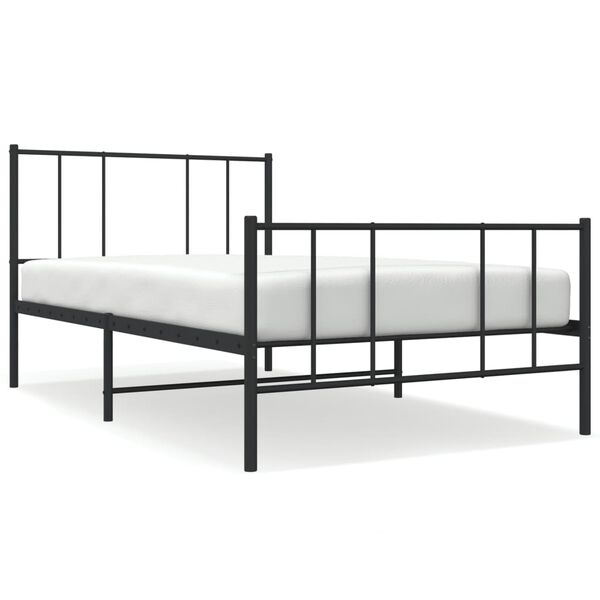 vidaXL Bedframe 90x190 Zwart Metaal -40%! Nieuwstaat