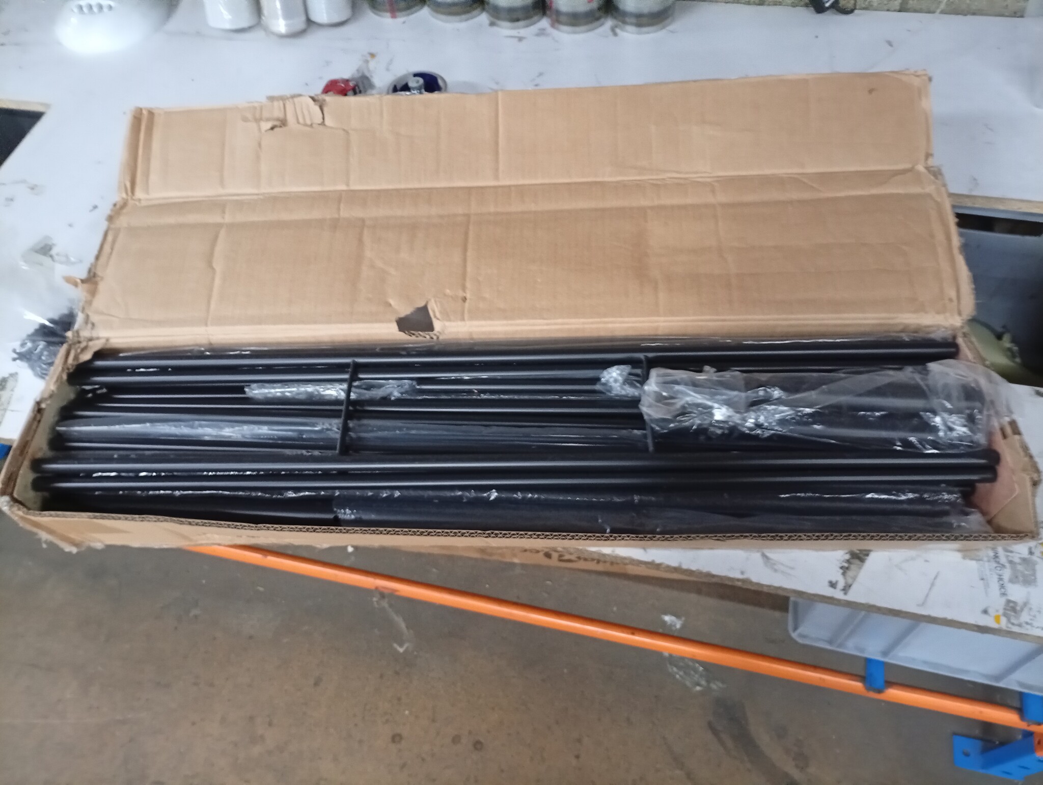 vidaXL Bedframe 90x190 Zwart Metaal -40%! Nieuwstaat