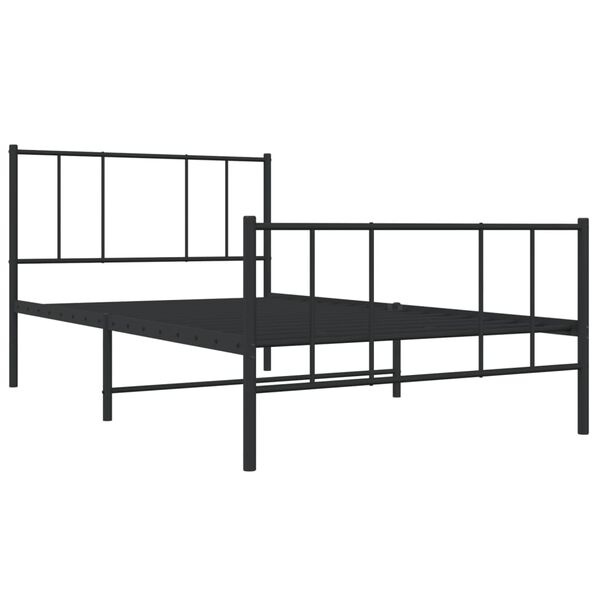 vidaXL Bedframe 90x190 Zwart Metaal -40%! Nieuwstaat