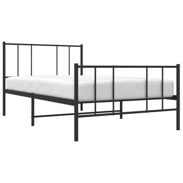 vidaXL Bedframe 90x190 Zwart Metaal -40%! Nieuwstaat