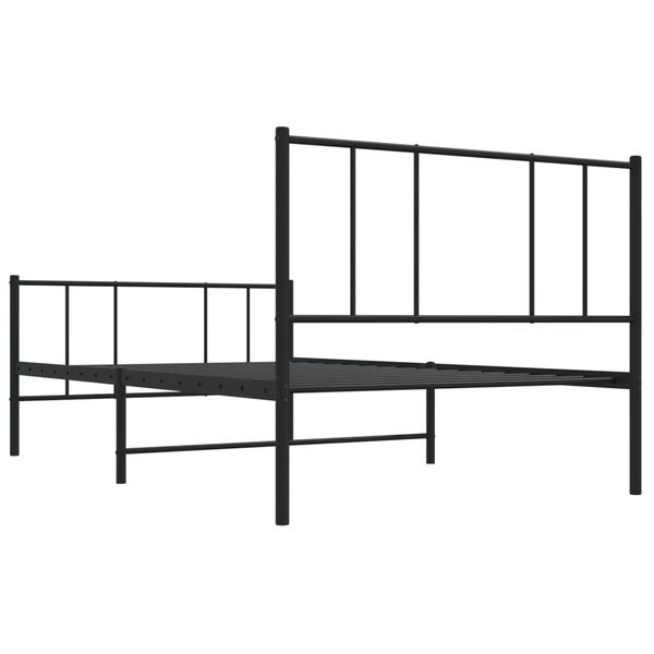 vidaXL Bedframe 90x190 Zwart Metaal -40%! Nieuwstaat