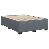 VidaXL Bedframe 140x200 Donkergrijs Fluweel -40% Korting!