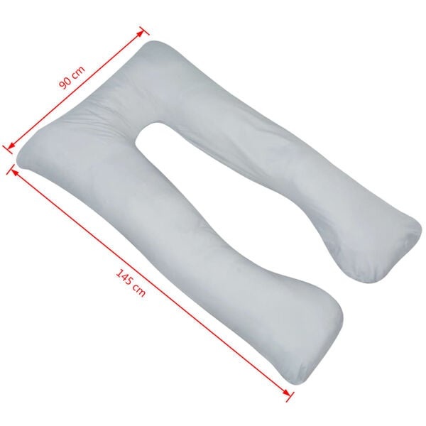 vidaXL Zwangerschapskussen Grijs 90x145 -40% Korting!