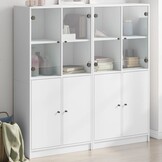 Boekenkast Wit 136x37x142cm - 46% Korting! (Mogelijk incomplete set)