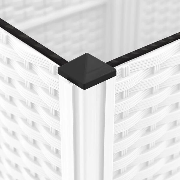 vidaXL Plantenbak met Latwerk Wit -50%!