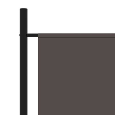 Kamerscherm 3-Panelen Antraciet 260x180cm -40%! RETOURTJE