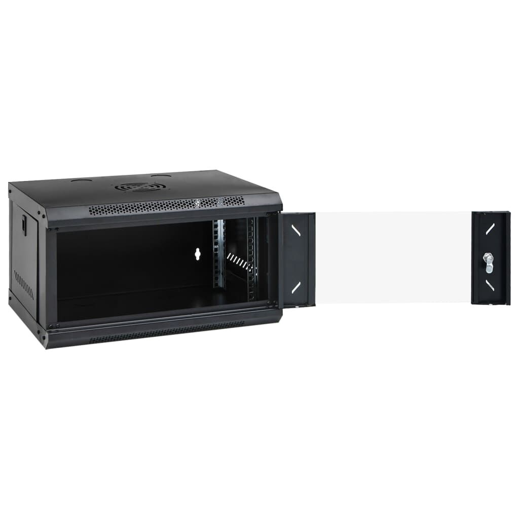 VidaXL Netwerkkast 6U 19" - 40% Korting! (Wandmontage, Beschadigd)