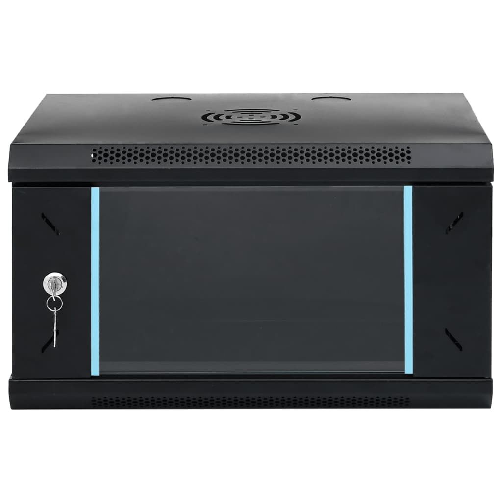 VidaXL Netwerkkast 6U 19" - 40% Korting! (Wandmontage, Beschadigd)