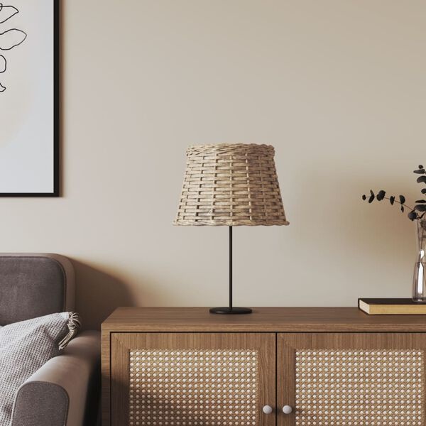 Wicker Lampenkap Bruin Ø25cm - 40% Korting!