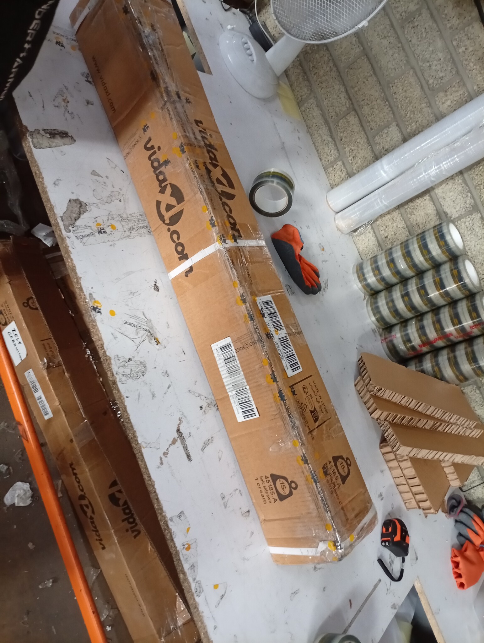 vidaXL Uittrekbaar Tuinscherm Crème 100x300 cm - 40% Korting!