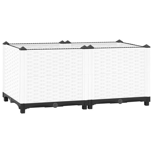 vidaXL Verhoogde Plantenbak 80x40 - 40% Korting!