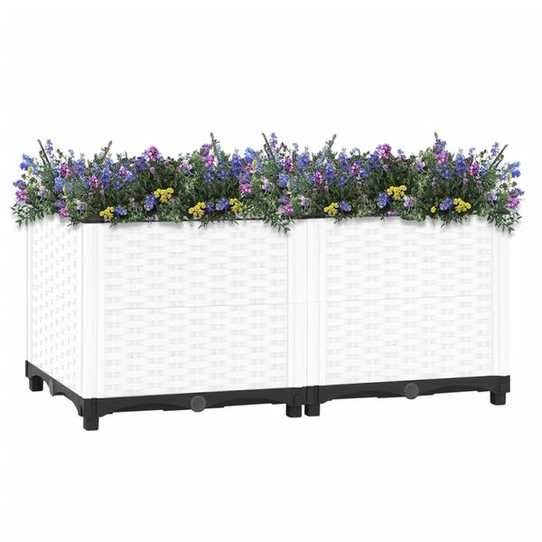 vidaXL Verhoogde Plantenbak 80x40 - 40% Korting!