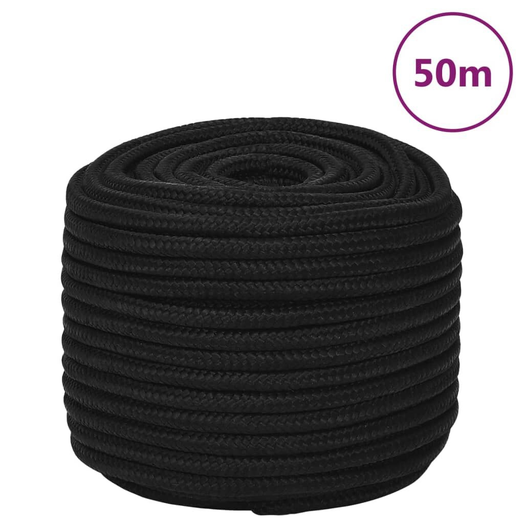 vidaXL Werktouw 12mm 50m Zwart - 40% Korting!