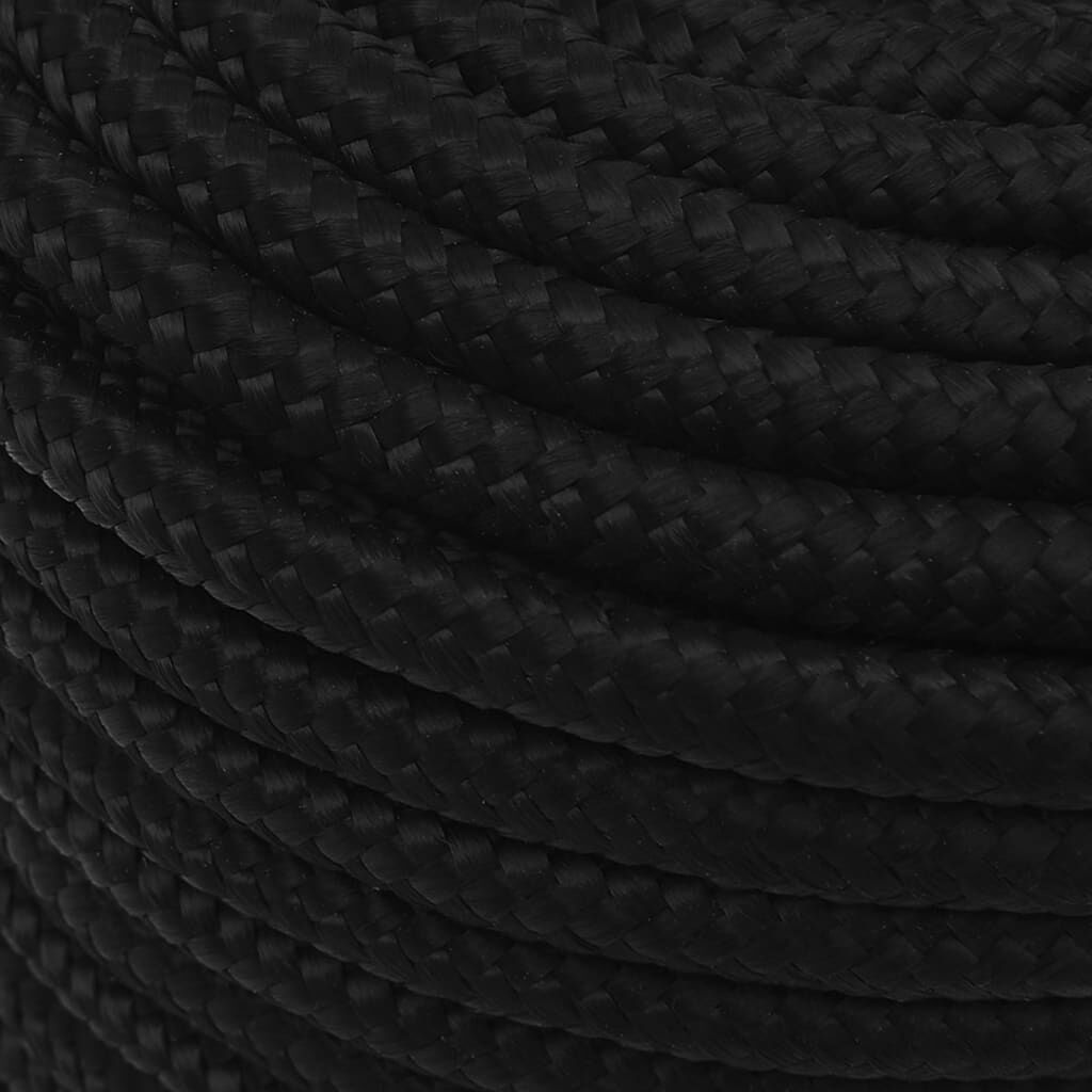 vidaXL Werktouw 12mm 50m Zwart - 40% Korting!