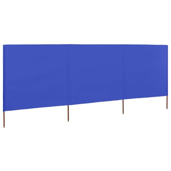 VidaXL Windscherm 400cm Azuurblauw - 40% Korting! (Incompleet)
