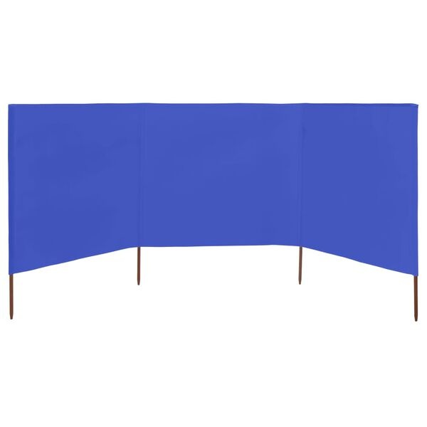 VidaXL Windscherm 400cm Azuurblauw - 40% Korting! (Incompleet)