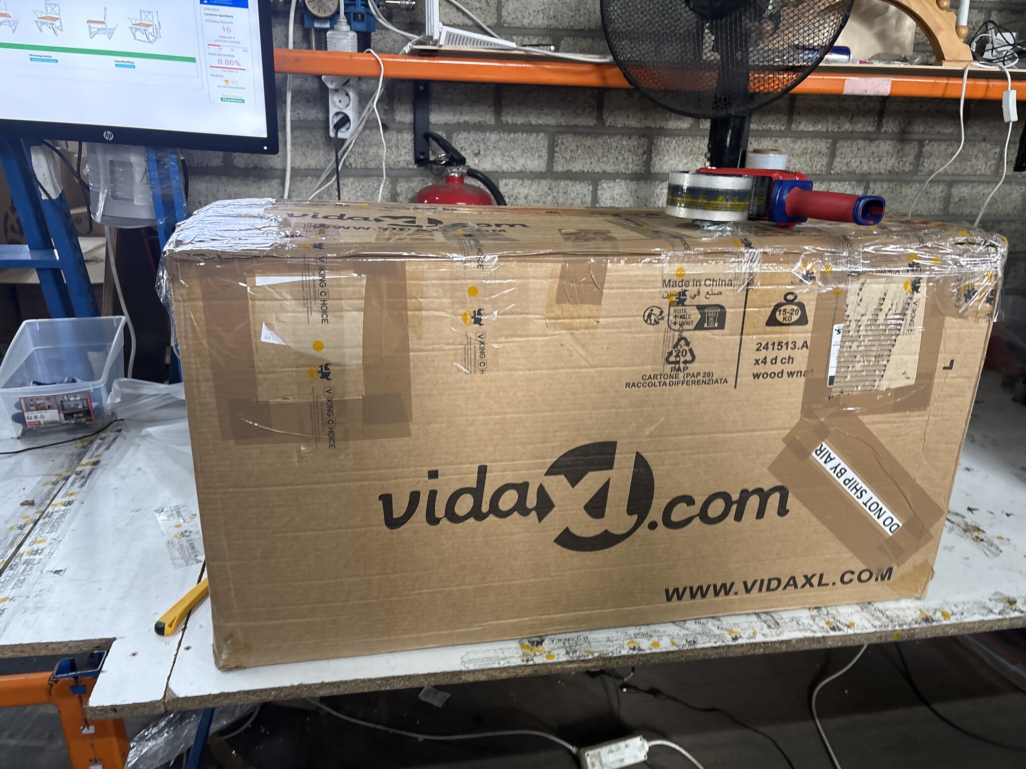 vidaXL Eetkamerstoelen Grenen Wit (4 st.) - 40% Korting!