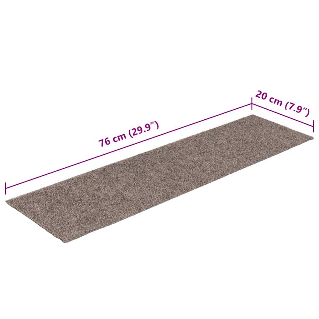 Trapmatten Crème 15 stuks 76x20cm - 40% Korting!