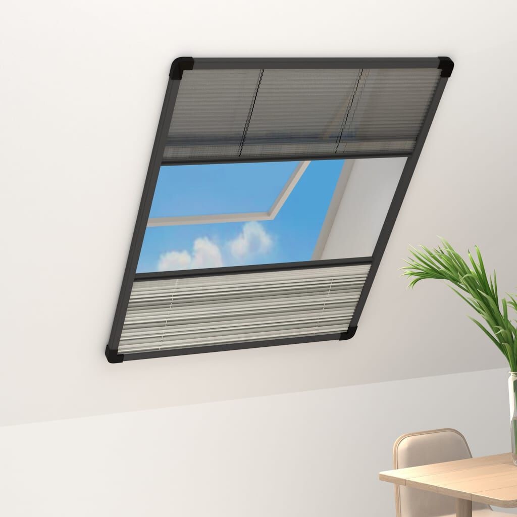 vidaXL Raamhor Plissé 80x120cm + Verduistering - 40% Korting!