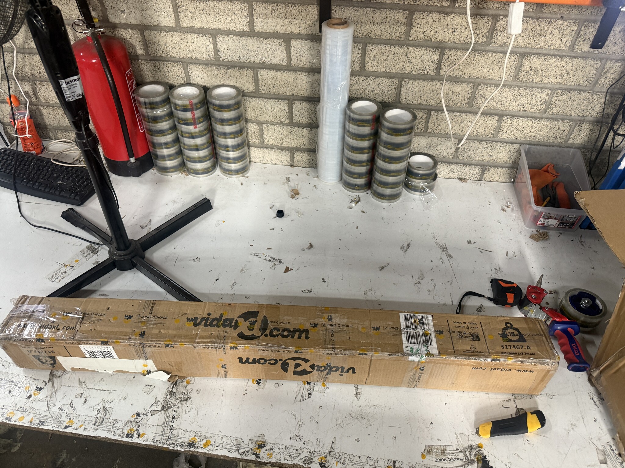 vidaXL Rolgordijn Buiten 100x270cm Antraciet - 40% Korting!